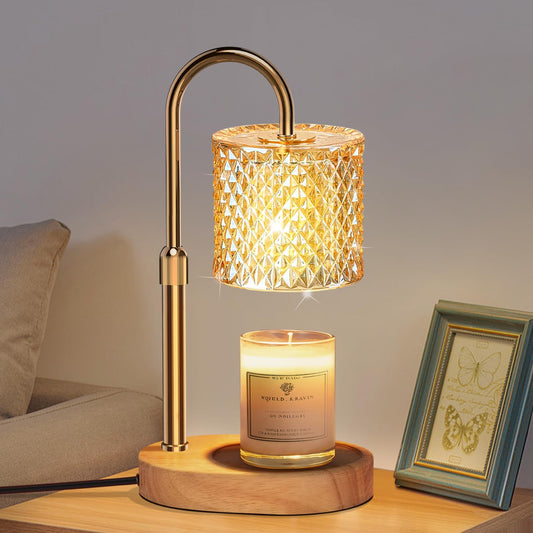 Candle Warmer Lamp with Timer Dimmer Adjustable Height for New Home Decor, Birthday Gifts for Women,Candle Warmer for Women Mom Christmas Mother's Day Gfit