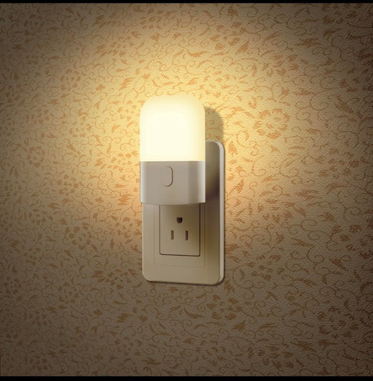 Led Night Light Plug into Wall, 4 Modes Brightness Adjustable, 2700K Warm White, Light Sensor Dusk to Dawn, Indoor Light for Bedroom Living Room Stair and Hallway. 2 Pack.