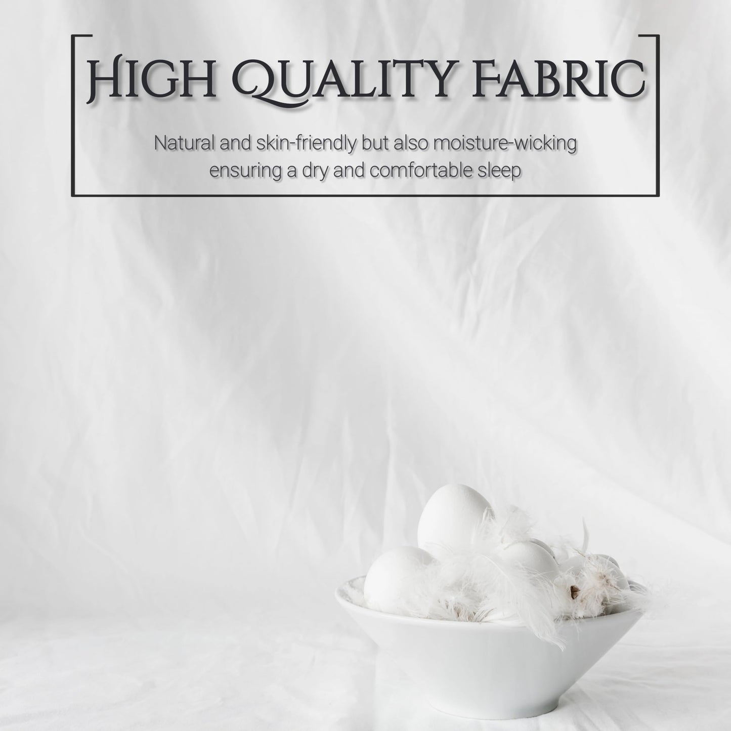ELNIDO QUEEN Goose Feather Down Fiber Pillows Queen Size Set of 2, Luxury Hotel Collection Bed Pillows for Sleeping, Down Surrounded Pillows 2 Pack, Soft ＆ Fluffy for Side, Back Sleepers 20x30 in