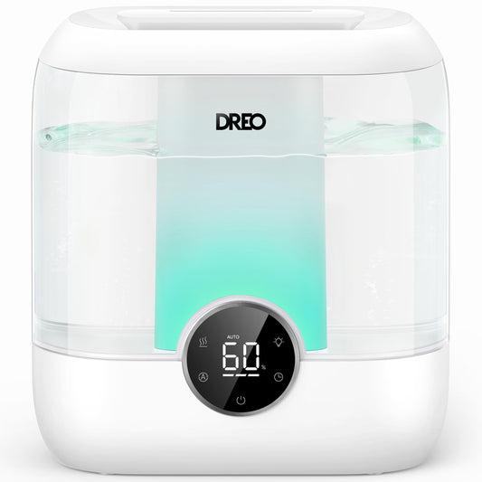 DREO 6L Humidifiers for Bedroom, 60H Runtime, 28 dB Quiet, HM524