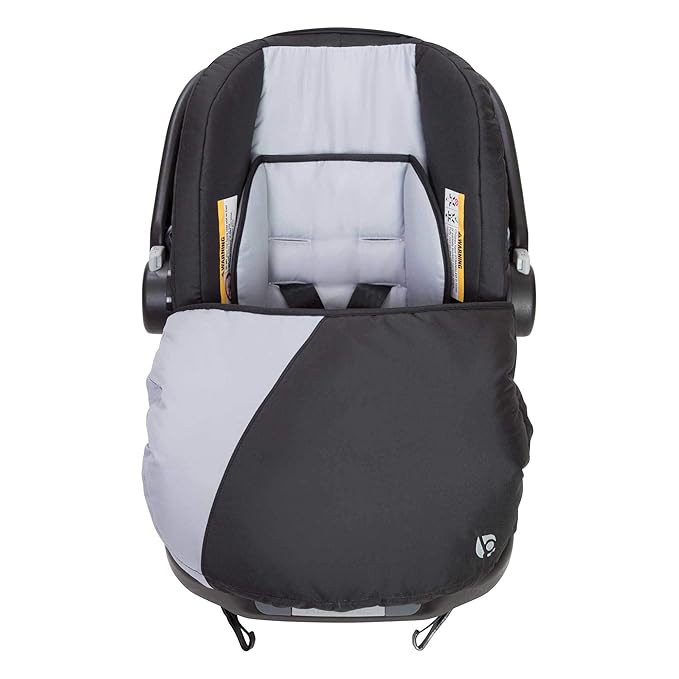 Baby Trend Ally Newborn Baby Infant Car Seat Carrier Travel System with Harness and Extra Cozy Cover for Babies Up to 35 Pounds, Stormy