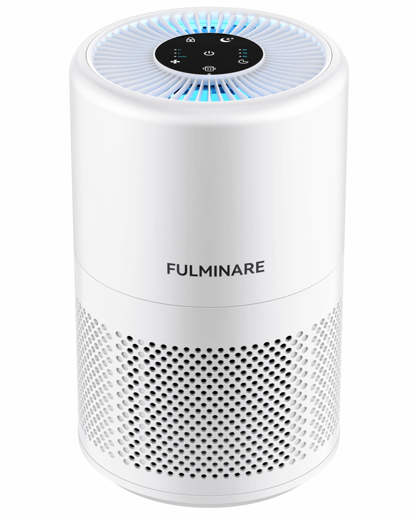 FULMINARE Air Purifiers for Home Bedroom 1095 Ft² Coverage HEPA Air Purifier for Large Room for Pets, Smoke, Kitchen, Office, 3 Speeds, Timer, Quiet, Auto Variable Frequency, Sleep Mode, White