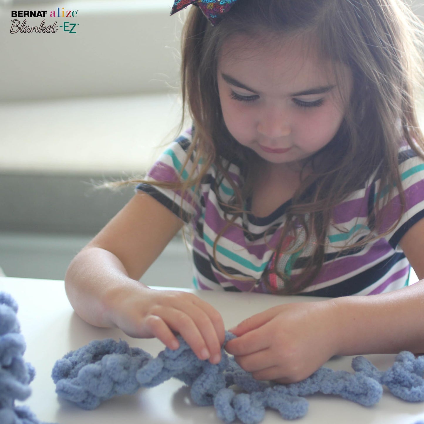Bernat Alize Blanket-EZ Super Soft Looped Yarn for Beginners, Hand Knitting- No Needles or Hooks Needed, Warm Clay, 2 Pack