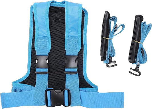 Asixxsix Kids Ski Harness, Adjustable Training Leash with Top Handle and Built in Backpack, for Skiing Snowboarding Safety Speed Control, Suitable for Children Ages 2 to 8
