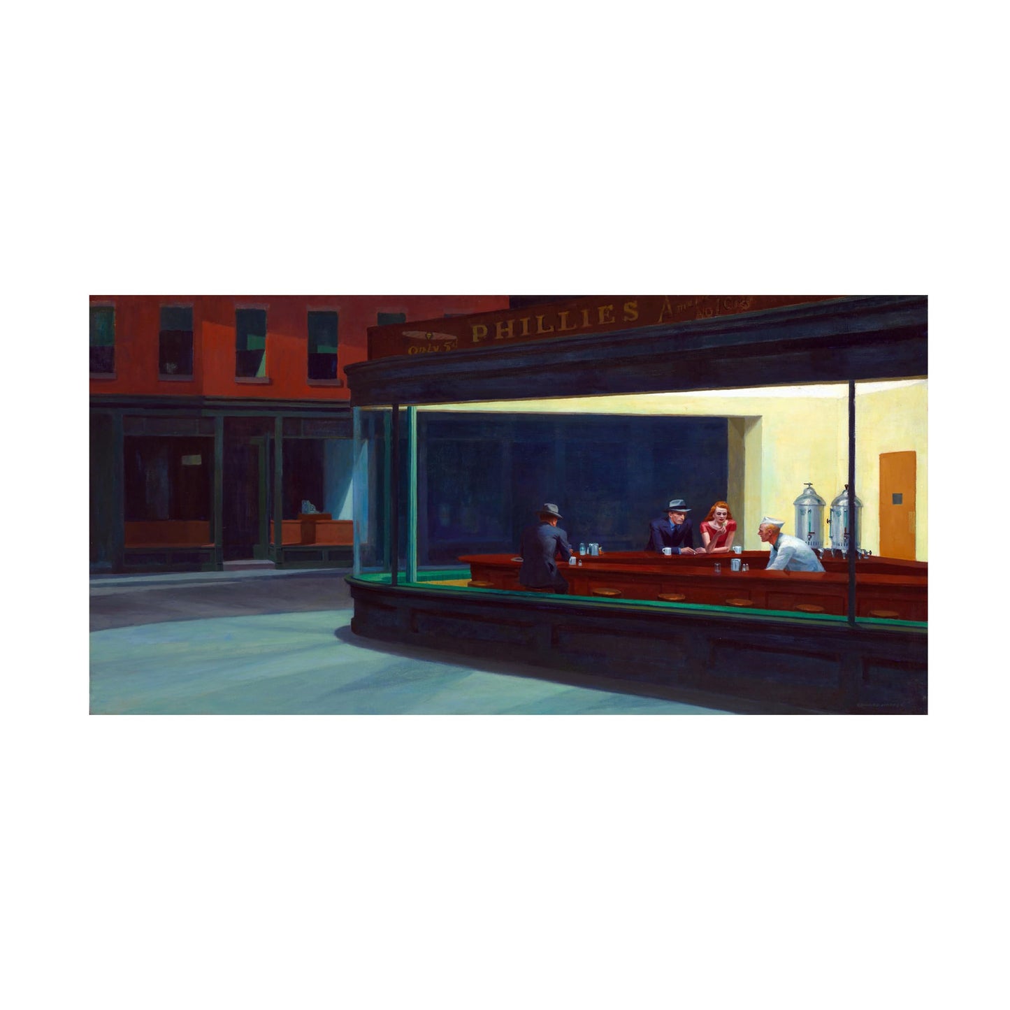 Edward Hopper 'Nighthawks' Canvas Art