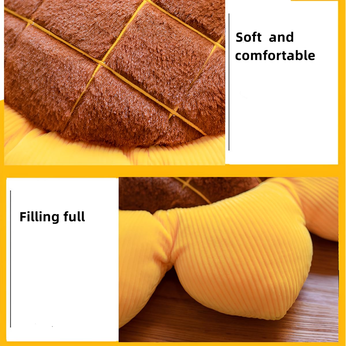 Drexasl 2 Pcs 3D Sunflower Throw Pillow,Yellow Flower Floor Seating Cushion, Soft Plush Chair Pad Decorative Pillow for Bed, Sofa, Car, Office & Home Decor, Idea (15.8 Inch)