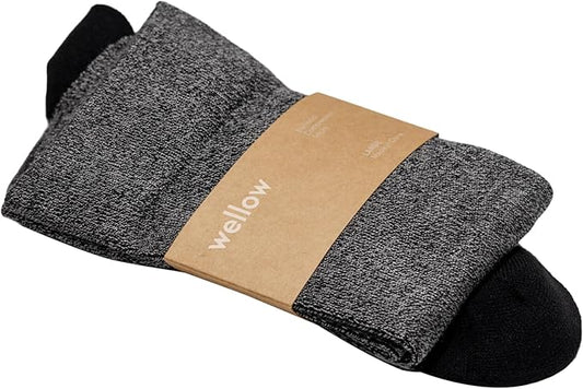 Wellow Premium Socks (Compression Socks - Regular) for Men & Women, Made with Viscose from Bamboo, Knee High, 18-25 mmHg
