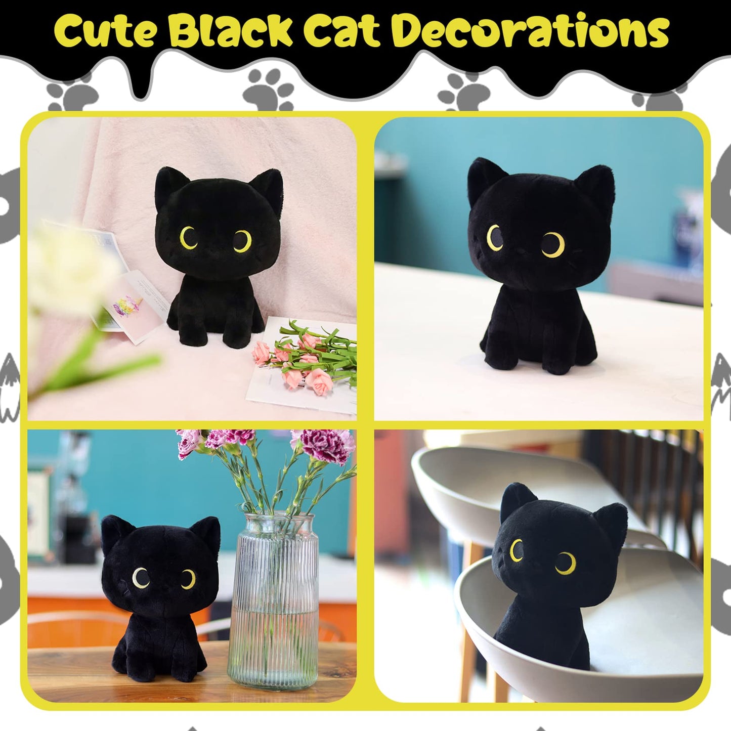 LSYDCARM Black Cat Plush Toys