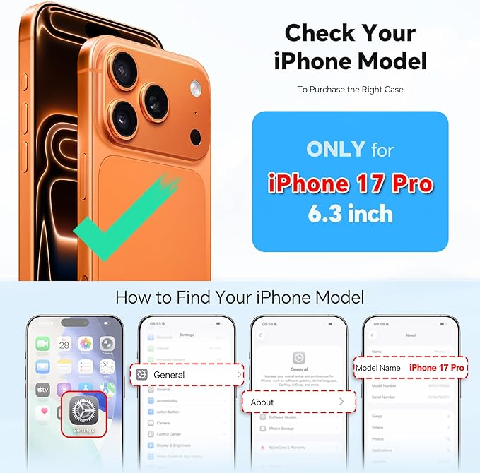 TUCCH Removable Crossbody Wallet Case for iPhone 17 Pro 6.3", RFID Blocking 9 Card Holders, Lanyard, Wrist Strap, Wireless Charging, Stand, Zipper Pocket, PU Leather, Magnetic Flip Cover, Deep Purple