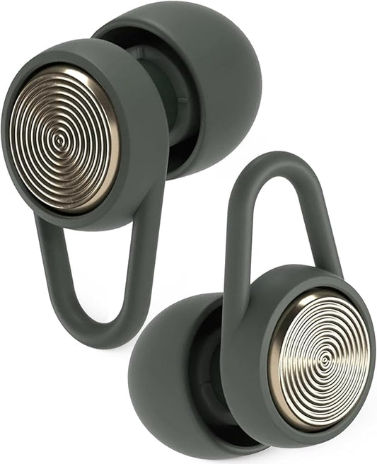 Hears Plus High-Fidelity Ear Plugs – Enhanced Noise Reduction for Loud Events, Focus, Travel & Noise Sensitivity – Certified 25dB SNR Hearing Protection – Reusable, Hypoallergenic Tips + Carry Case