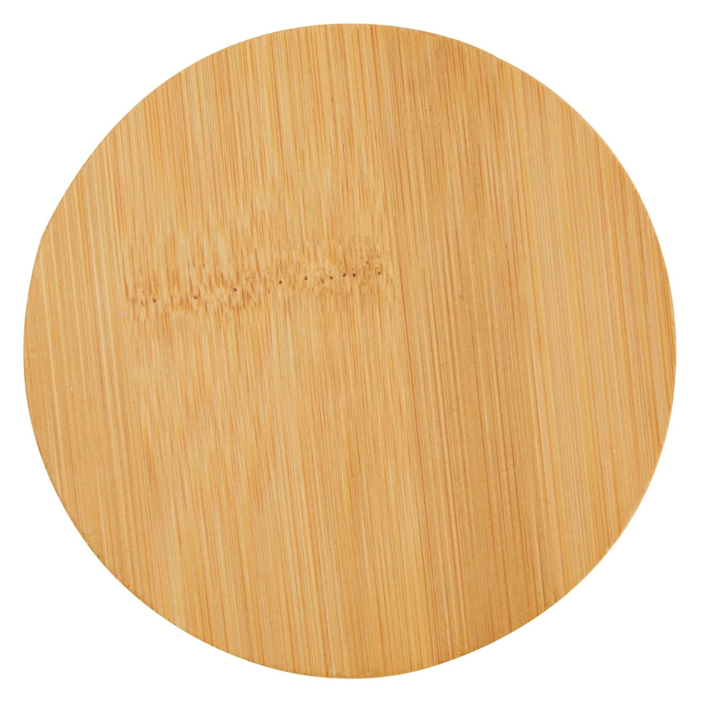 Juvale Coasters Set of 6-4.3-Inch Round Light Brown Bamboo Wood with Holder - Wooden Drink Coasters for Coffee Table Decor & Home Decor