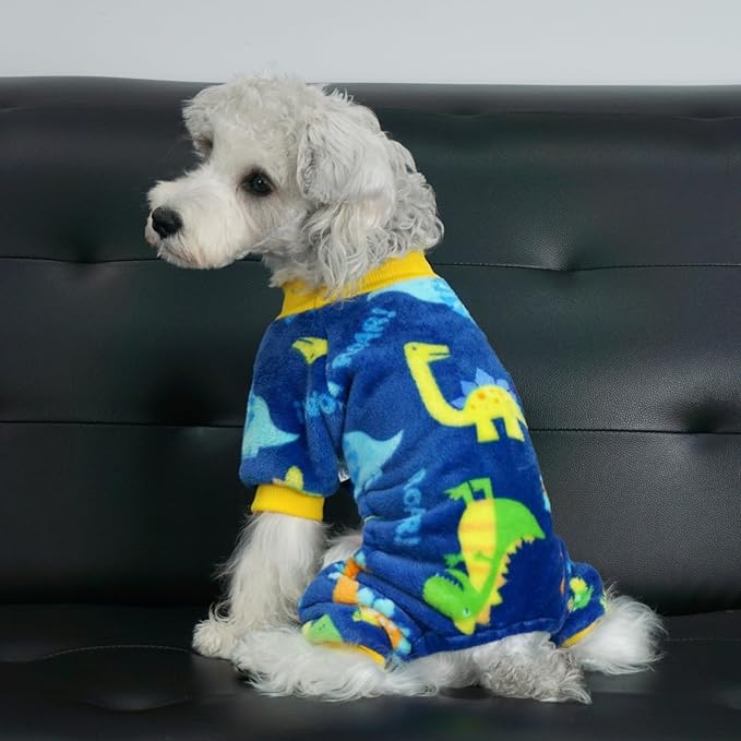 XPUDAC Dog Pajamas Fleece Dog Sweaters for Small Medium Dogs Girl Boy Soft Warm Winter Pet Clothes for Doggie Winter Christmas(X-Large)