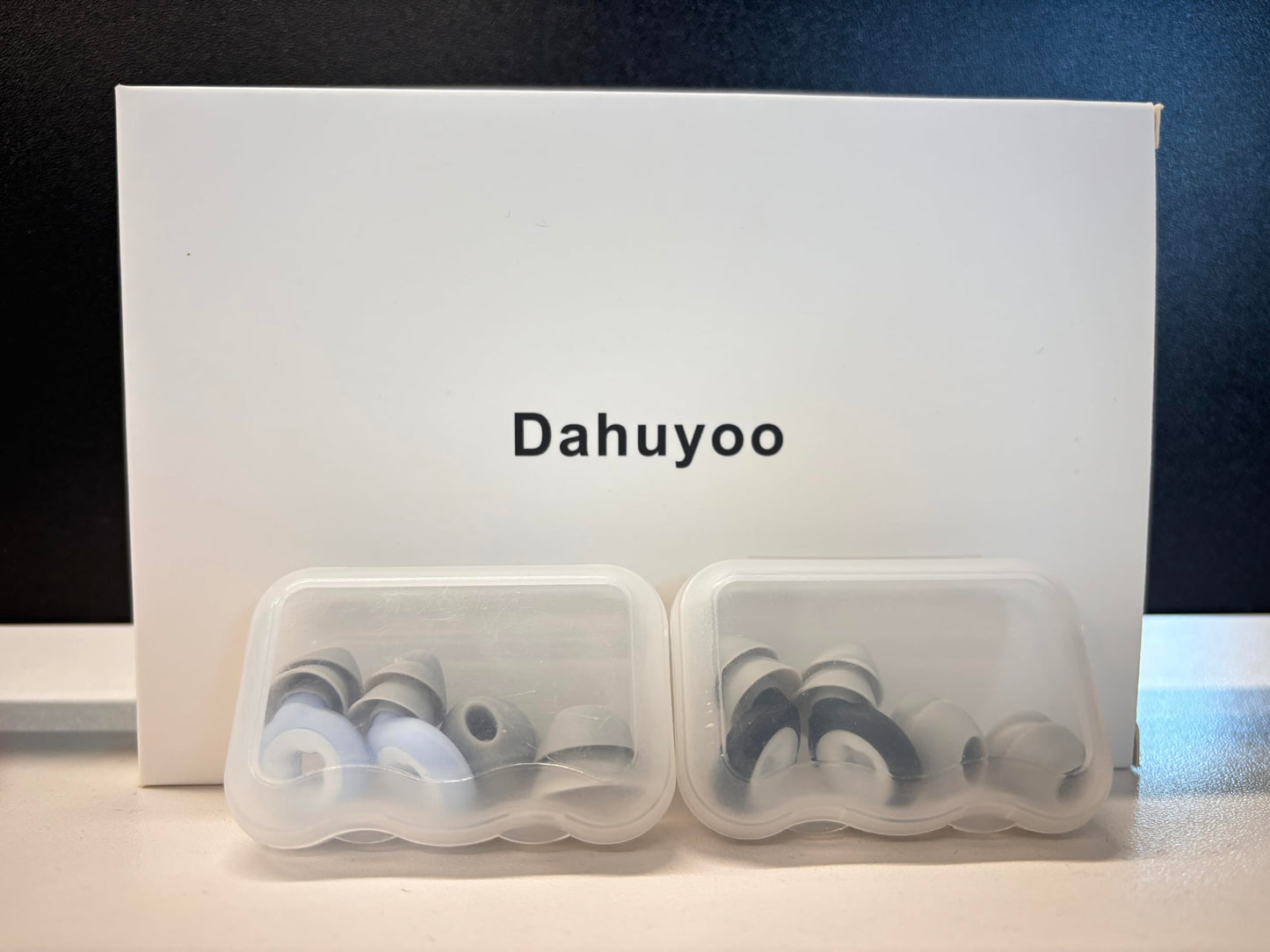Dahuyoo Ear Plugs for Noise Reduction, Reusable Silicone Earplugs,33dB Noise Cancelling,2 Pair Waterproof Earplugs,Hearing Protection,Noise Cancelling Earplugs for Sleeping,Snoring,Work,Concert,Study