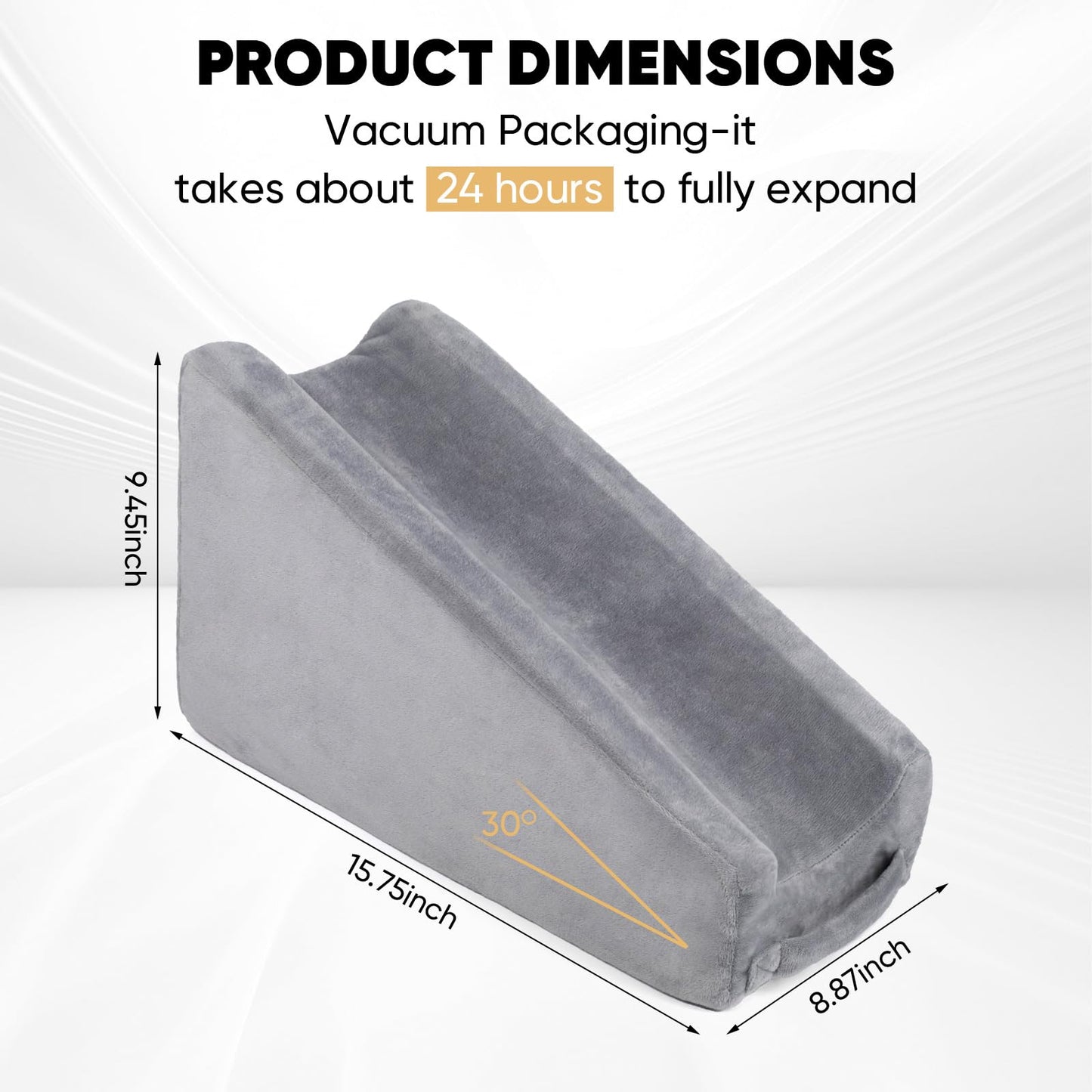 TBXONMOW Arm Elevation Pillow Wedge Arm Pillow for Adult After Post Surgery Rest to Keep Elevated Pillow Arm Pillow for Broken Arm