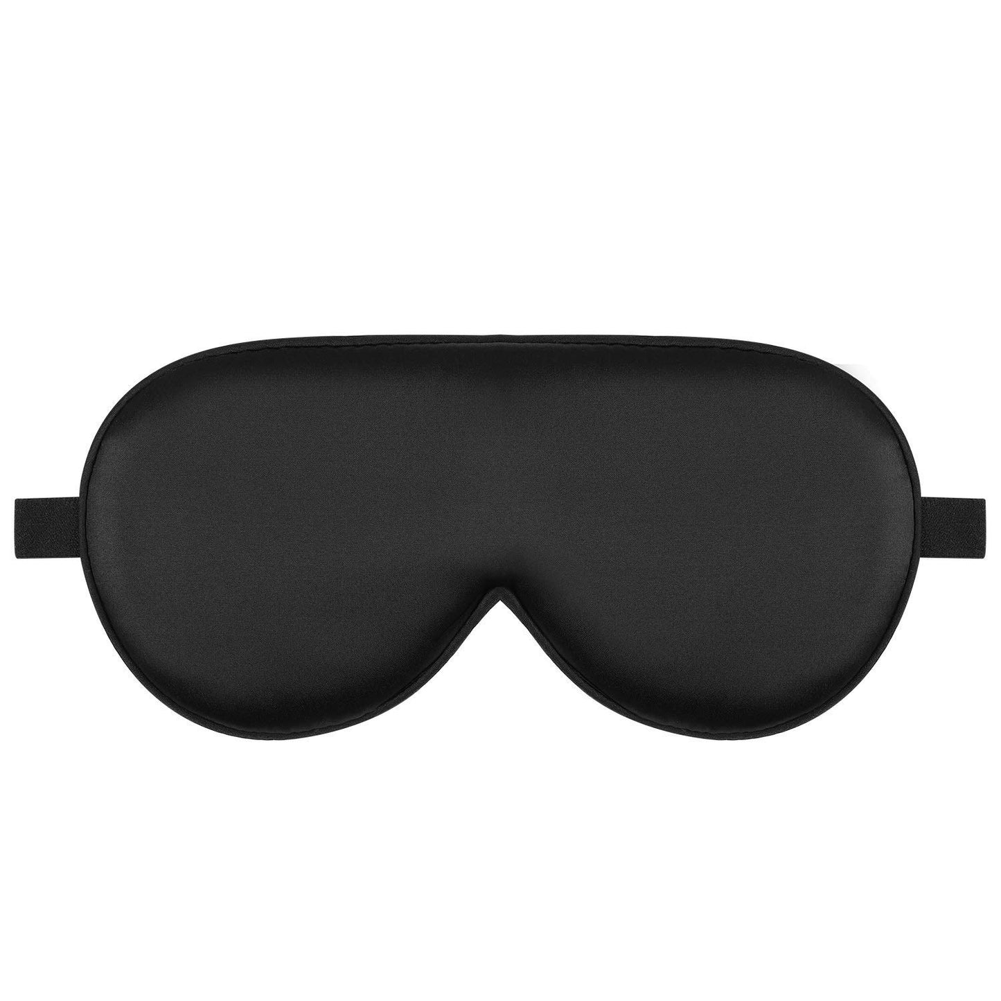 Alaska Bear Mulberry Silk Sleep Mask, Cool and Smooth (Original Black)