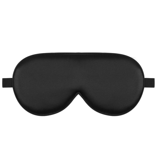 Alaska Bear Mulberry Silk Sleep Mask, Cool and Smooth (Original Black)