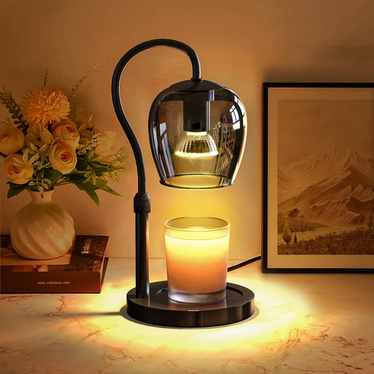 WYghyronic Candle Warmer Lamp with Timer & Dimmable 4-Level Brightness - Adjustable Height,for New Home Bedroom, Gifts for Women