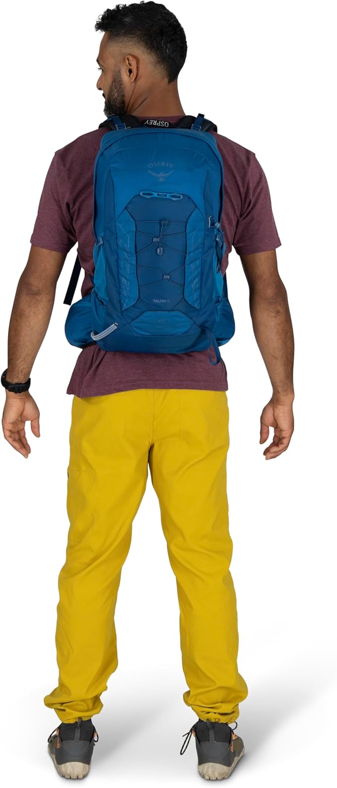 Osprey Talon 11L Men's Lightweight Hiking Backpack - Small Daypack for Travel & Camping, Frosty Mint Green/Night Shift