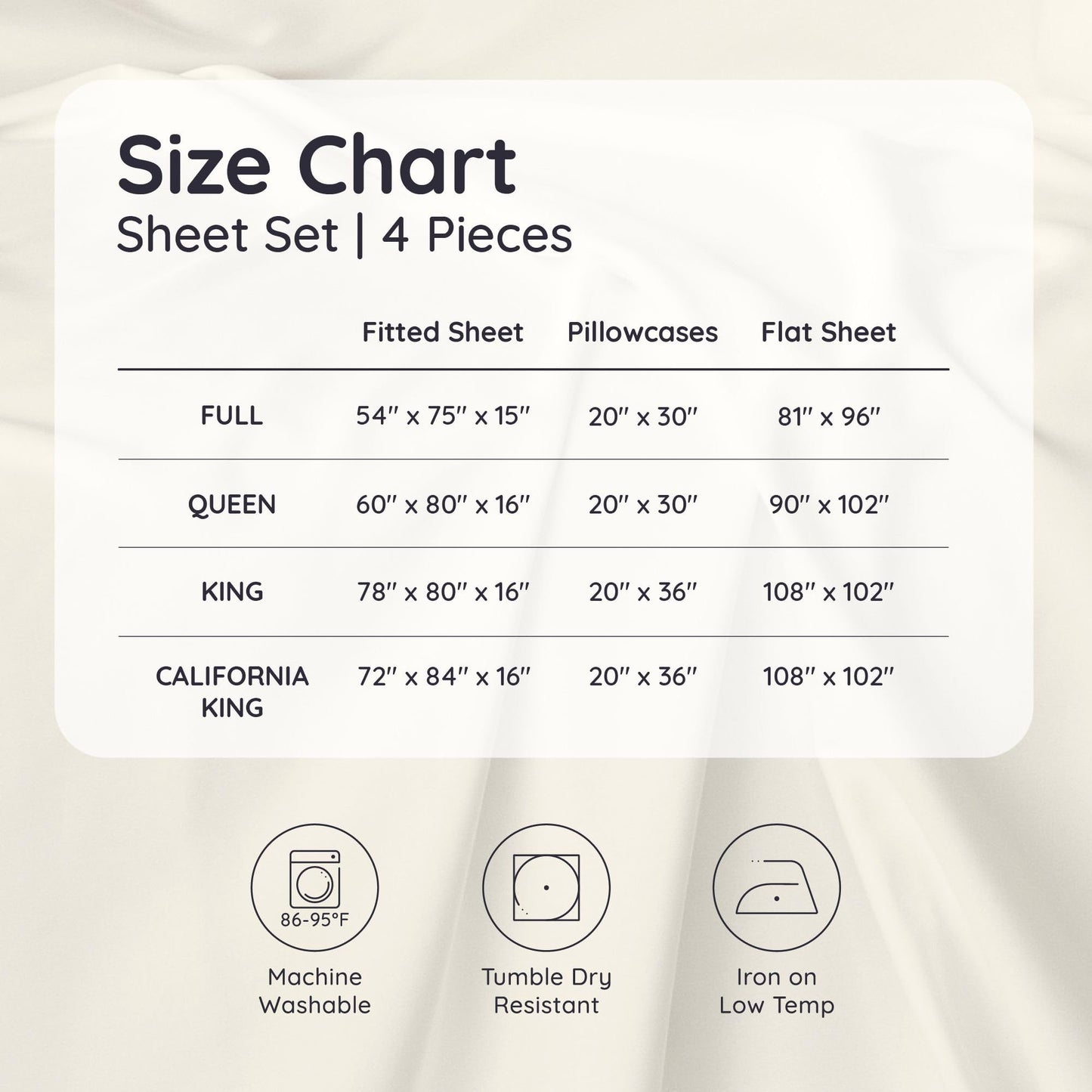 Bambaw 100% Viscose Derived from Bamboo Sheets Queen Size Set – 4pcs Cooling Sheets for Hot Sleepers, Soft Deep Pocket Queen Sheet Set Fits Up to 16'' with Elastic Corner Straps (Sand)