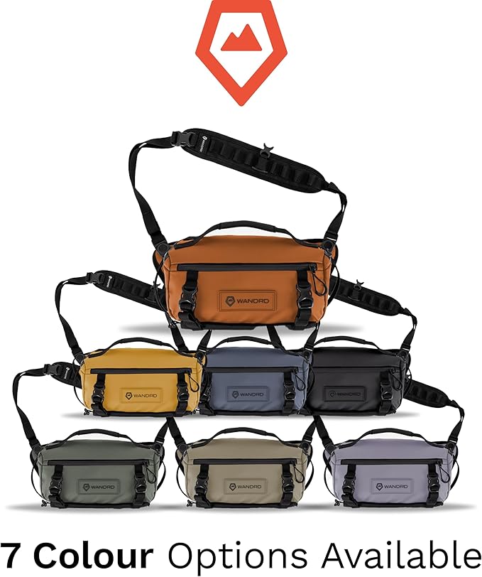 WANDRD ROGUE V1 9L Sling: Compact Camera Sling and Crossbody Bag with Fast Access, 3-Way Carry– Lightweight Everyday Bag Great for Travel, Photography, and Daily Use (Sedona Orange)