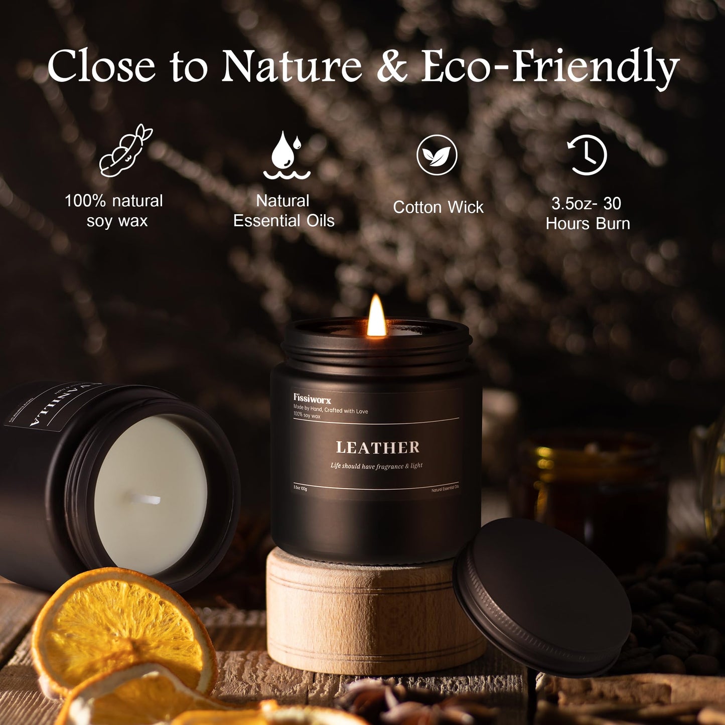 9 Pack Scented Candles Set Gifts for Men, Aromatherapy Candle Set with Scents （Lavender/Sandalwood Rose/Leather）- Gift for Dad, Boyfriend, Birthday, Father’s Day, Anniversary，Christmas Gifts