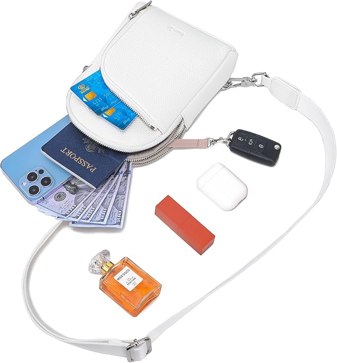INICAT RFID Blocking Sling Bag Anti Theft Crossbody Bags Women Valentine's Day Gifts Travel Purses Vegan Leather