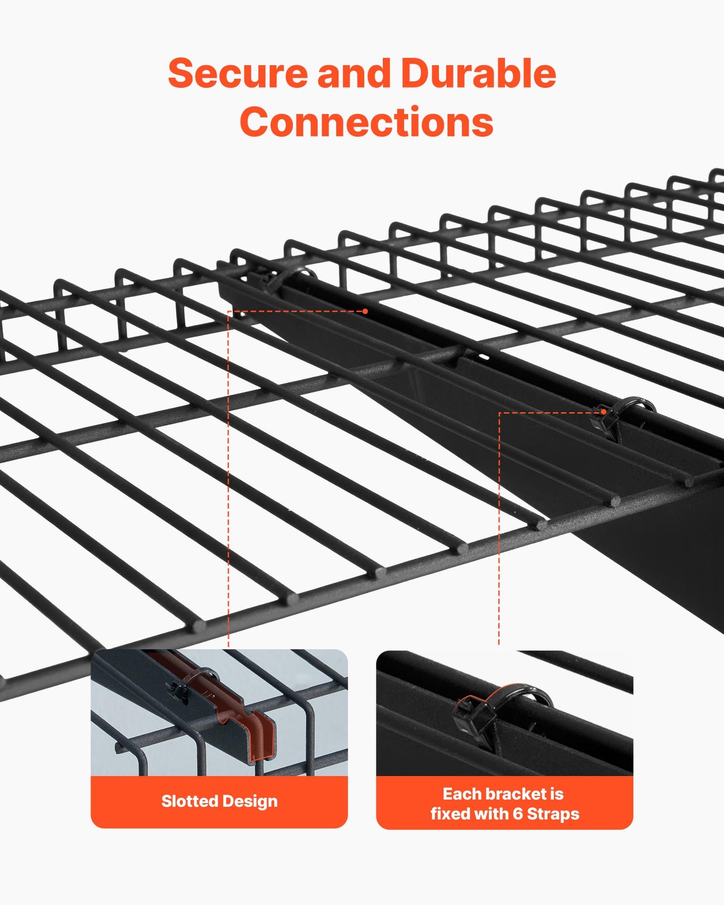 VEVOR 3-Tier Heavy Duty Wall Garage Shelving, 1 x 3 ft Steel Wall Mounted Shelving Unit, 11 x 36 Inch Per Shelf Floating Storage Metal Rack for Garage with 450 lbs Total Weight Capacity, Black