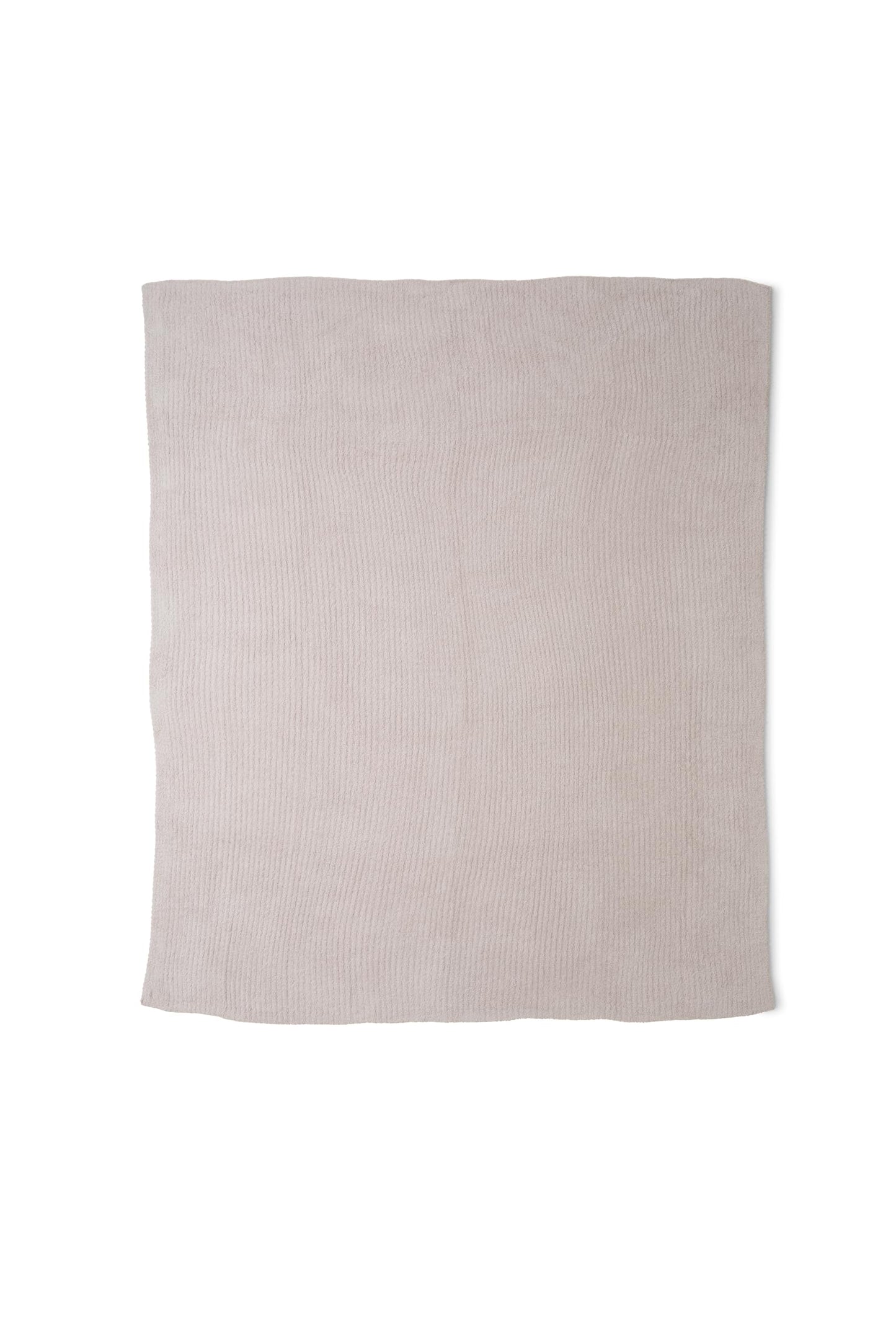 Barefoot Dreams® CozyChic® Ribbed Bed Blanket, Ultra Soft Plush Microfiber Blanket for Bed, Warm & Lightweight Cozy Bedding Layer, Textured Knit, King Size, Stone