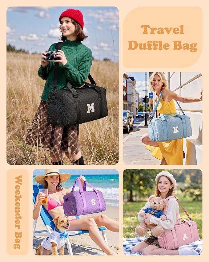 Elilier Girls Graduation Gifts, Kids Travel Duffel Bag, Graduation Gift Ideas, Overnight Bags Sleepover bag