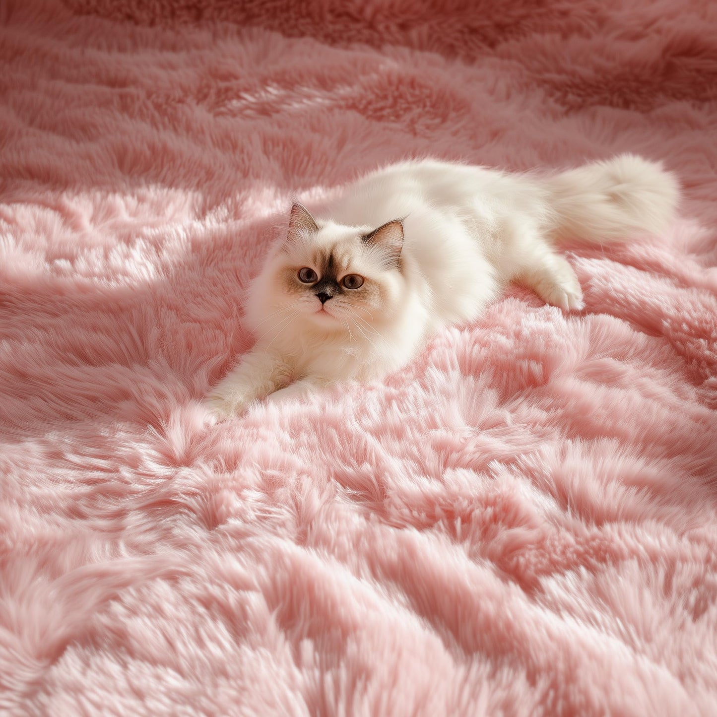PAGISOFE Pink Round Rug 4Ft for Girls Room Kids Bedroom, Fluffy Shaggy Soft Fuzzy Circle Area Rugs for Girls Bedroom Kids Home Decor Aesthetic, Plush Furry Throw Cute Baby Girl Nursery Room Rug