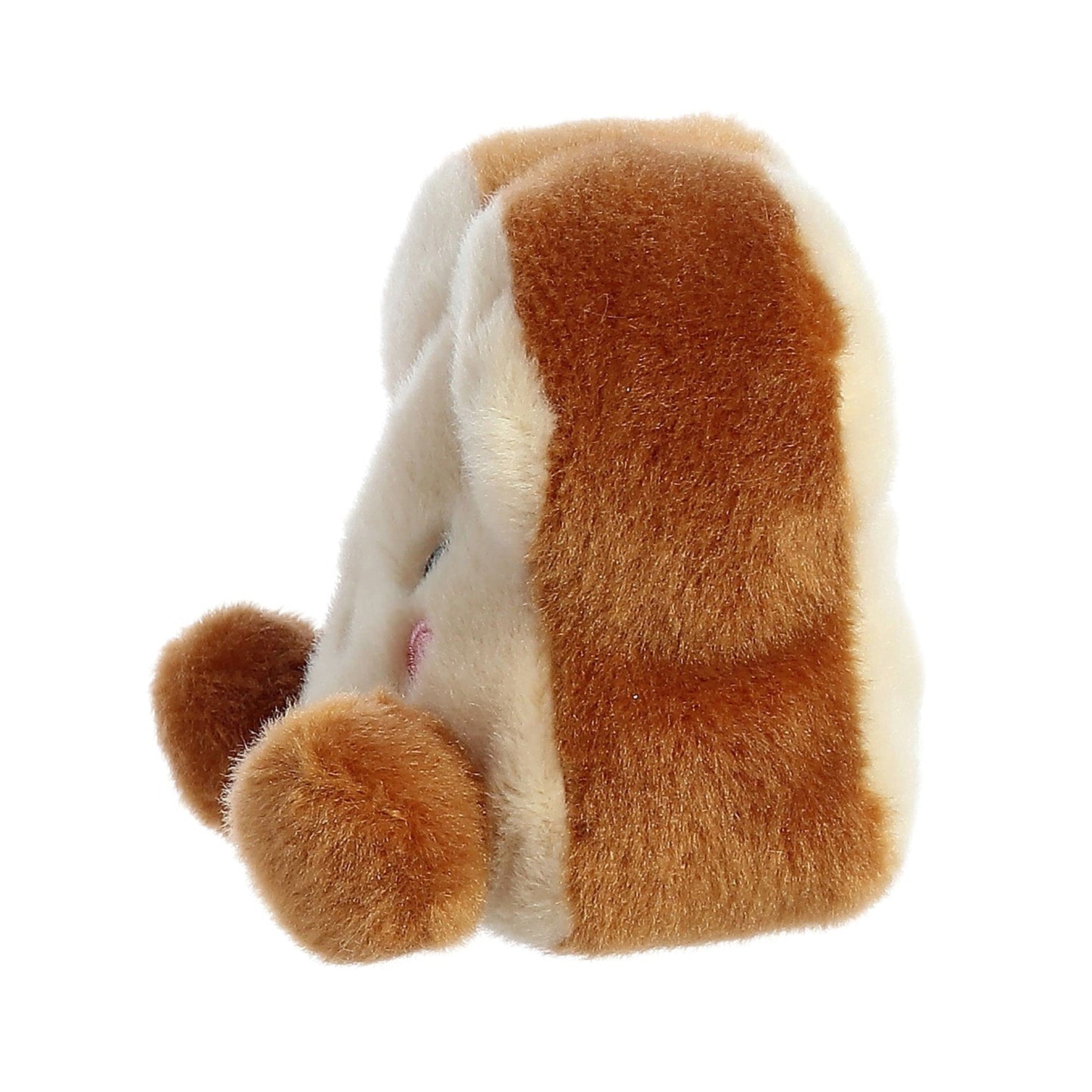 Aurora® Adorable Palm Pals™ Buttery Toast™ Stuffed Animal - Fun Collectible Plush for Kids and Adult Collectors - Perfect for Decorating Rooms and Birthday Gifts - Brown 4.5 Inches