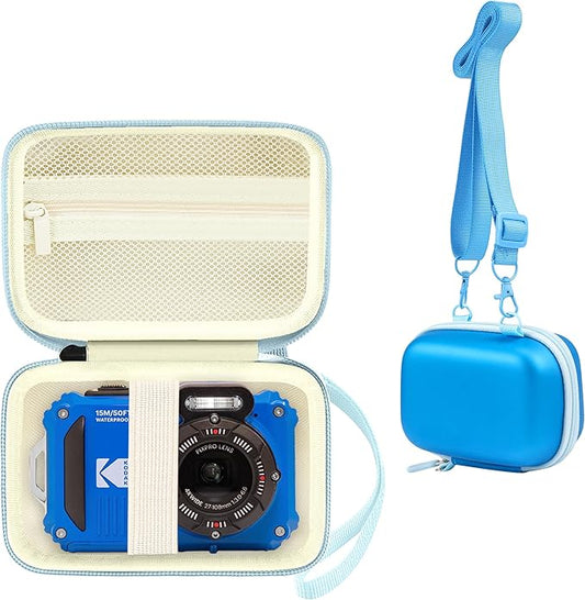 Leayjeen Camera Case Compatible with Kodak PIXPRO WPZ2 Rugged Waterproof Digital Camera,Underwater 1080P Full HD Photography Camera Case-Blue(Case Only)