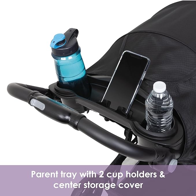 Baby Trend EZ Ride SE Travel System with Secure-Lift Infant Car Seat, Dash Sage
