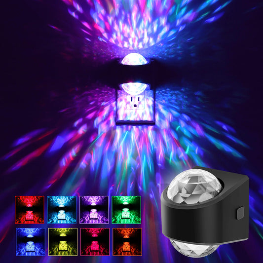 L LOHAS LED Multi-Color RGB Night Light,Dusk to Dawn Sensor