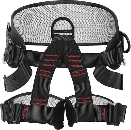 HeeJo Climbing, Safety Safe Seat Belt for Outdoor Tree Climbing, Outward Band Expanding Training Large Size,Climbing Gear
