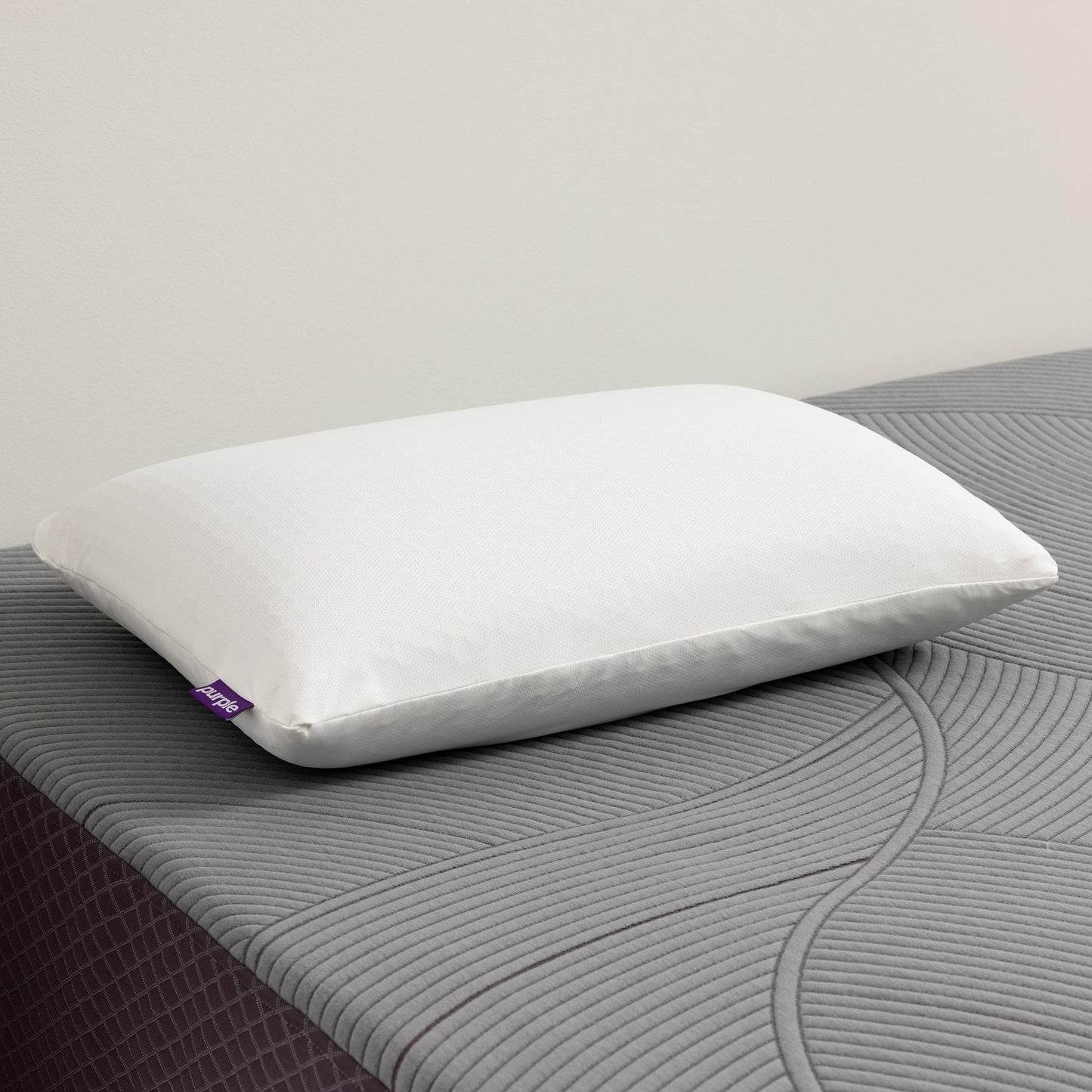 Purple Harmony Pillow - Medium Loft, Standard Size - Cooling Gel Neck and Side Sleeper Pillow, Weightless Medium Feel, GelFlex Grid and Talalay Latex Foam for Pressure-Relieving Support