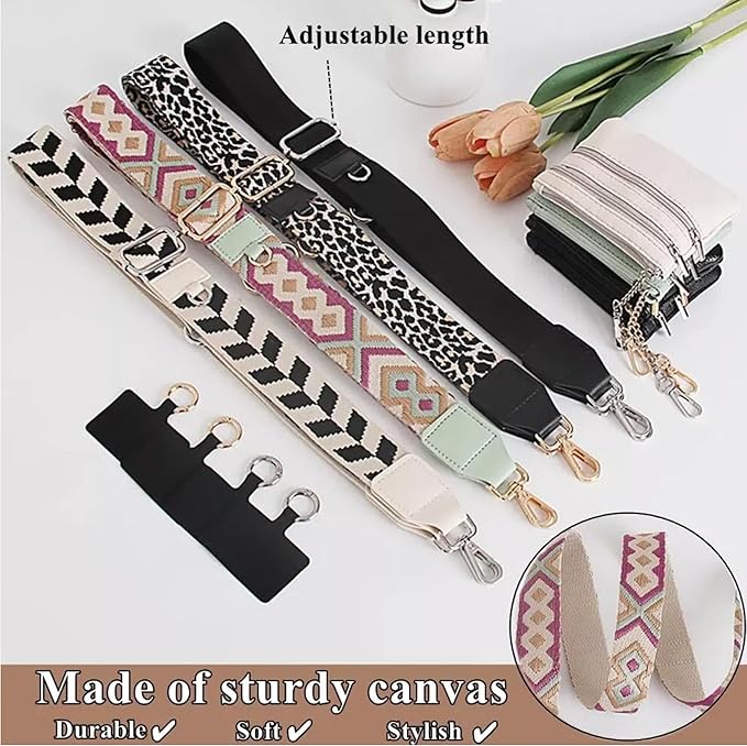 Crossbody Body Phone Holder for Women, New Phone Strap with Zippered Pouch, Adjustable Crossbody Strap (Dark brown)