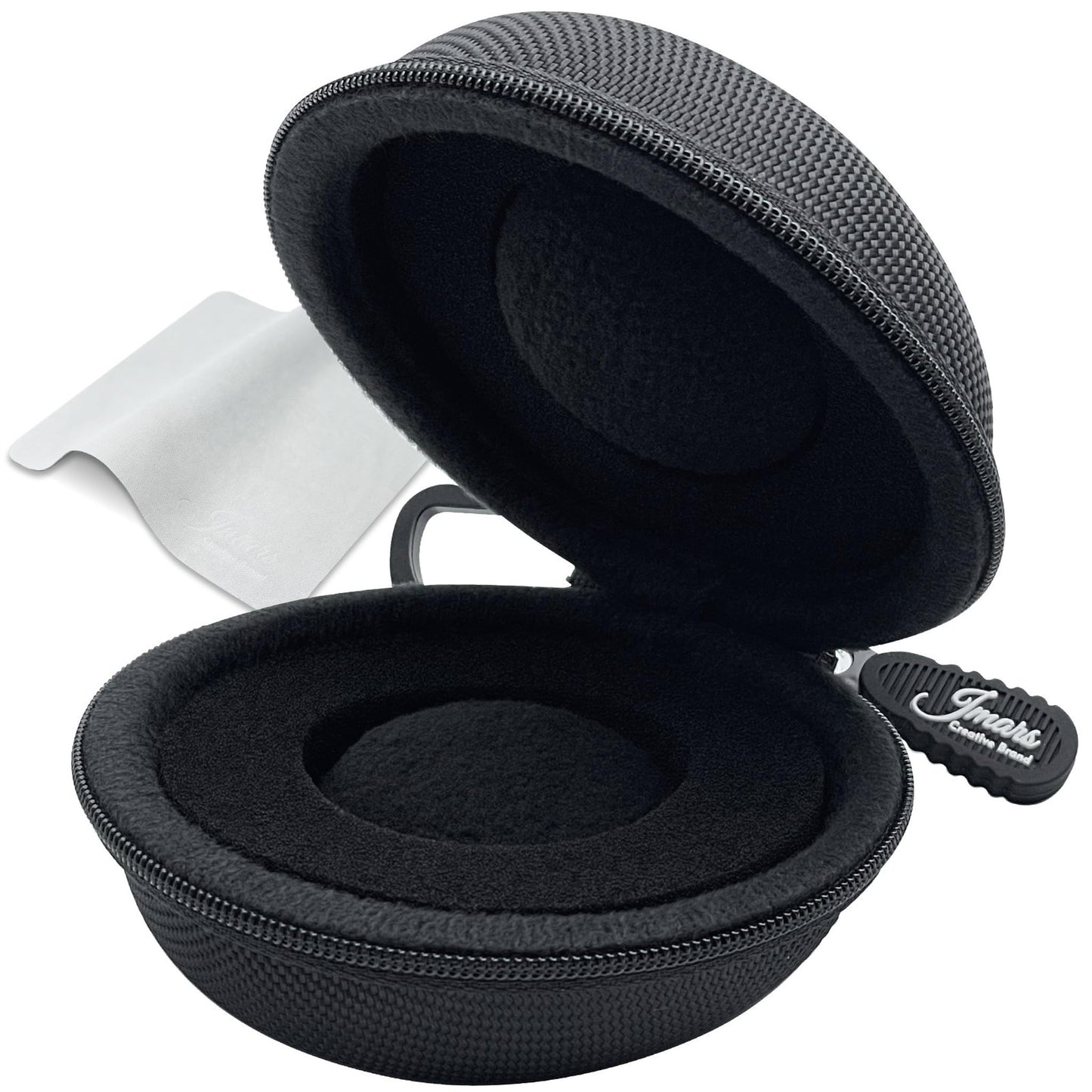 JMARS Watch Travel Case, Shock-Tested Single Watch Case for Wristwatches & Smart Watches, Black