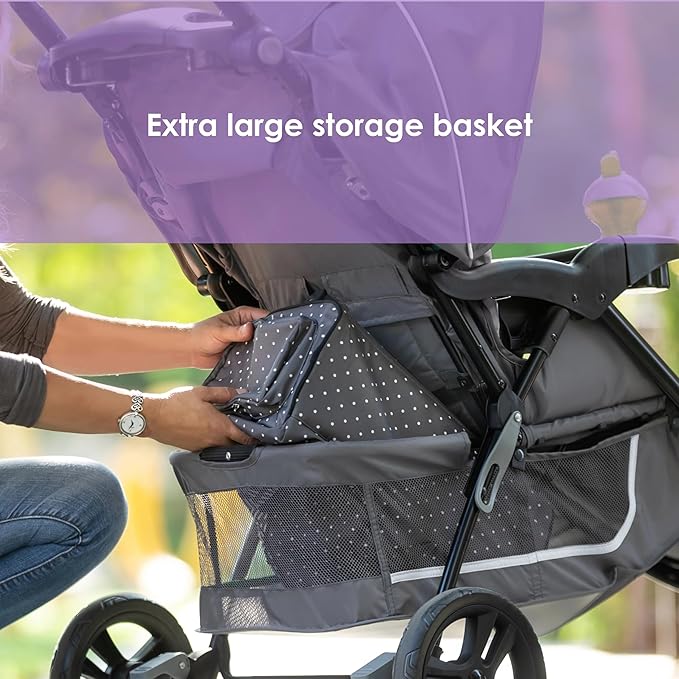 Baby Trend Stroller and EZ-Lift Infant Car Seat, EZ Ride Travel System, Dash Grey