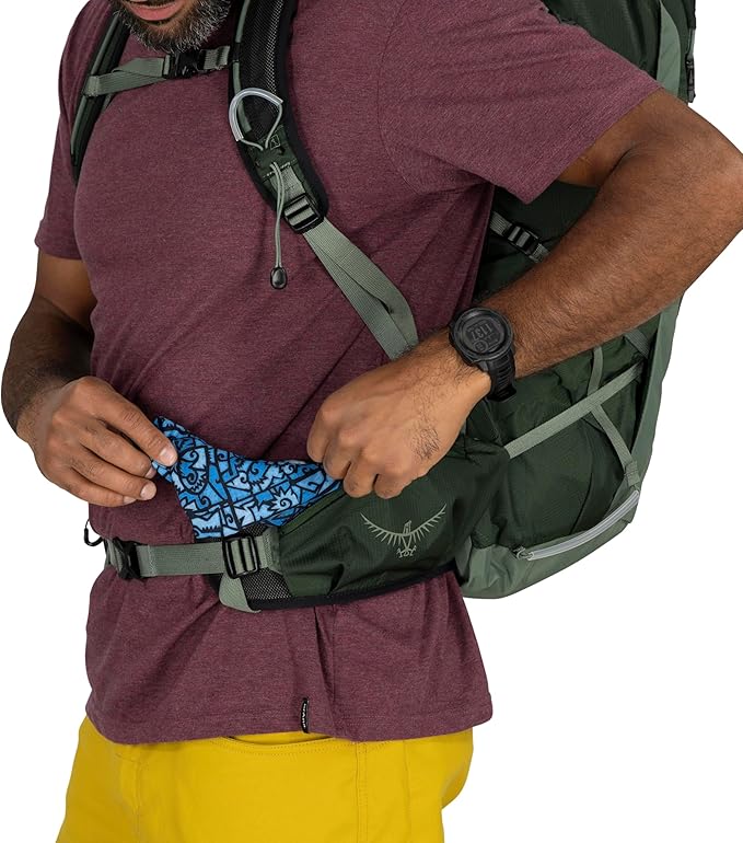 Osprey Talon 33L Men's Lightweight Hiking Backpack - Daypack for Travel & Camping, Phantom Grey/Dark Charcoal
