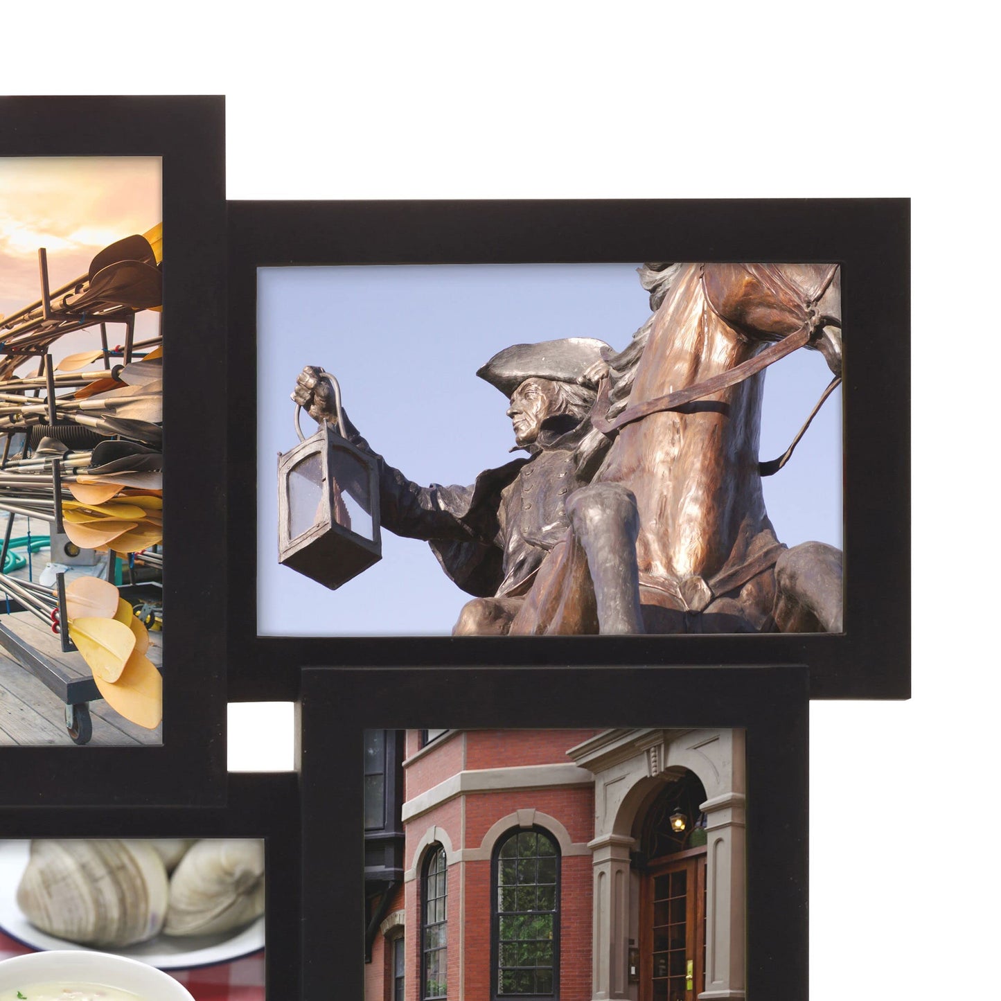 MELANNCO Collage Picture Frame 18x23 Inch Black - Holds 12 Photos in 4x6 and 6x4 Formats - Wall Display for Home Decor, Horizontal or Vertical Hanging