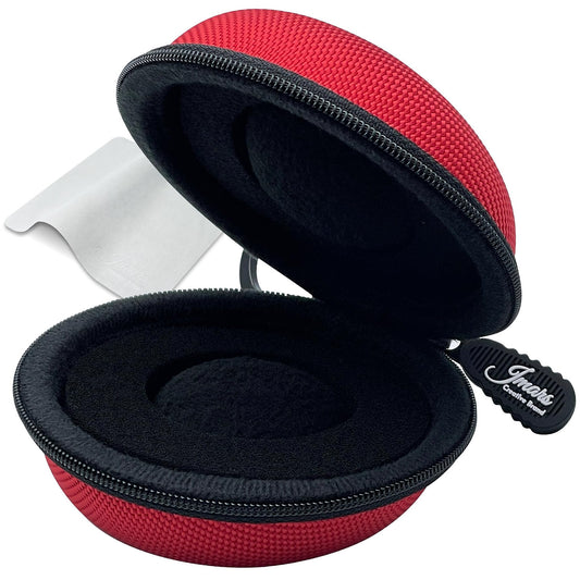 JMARS Watch Travel Case, Shock-Tested Single Watch Case for Wristwatches & Smart Watches, Red
