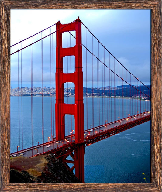 BESCRCL 16x20 Frames, Picture Frames for Wall, Single, Brown