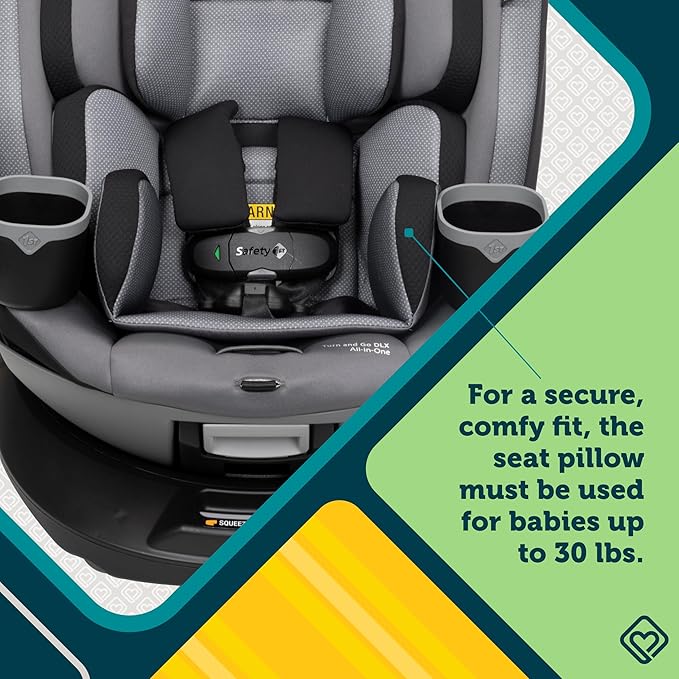 Safety 1st Turn and Go DLX 360° Rotating Convertible Car Seat in High Street