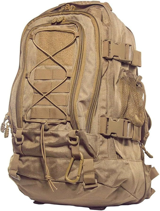 Miramrax Tactical Backpack Military Army Daypack - Assault Pack for Men Molle Backpacks Bug Out Bag 3 Day Pack for Hiking Camping Travel Hunting Rucksack Trekking Coyote