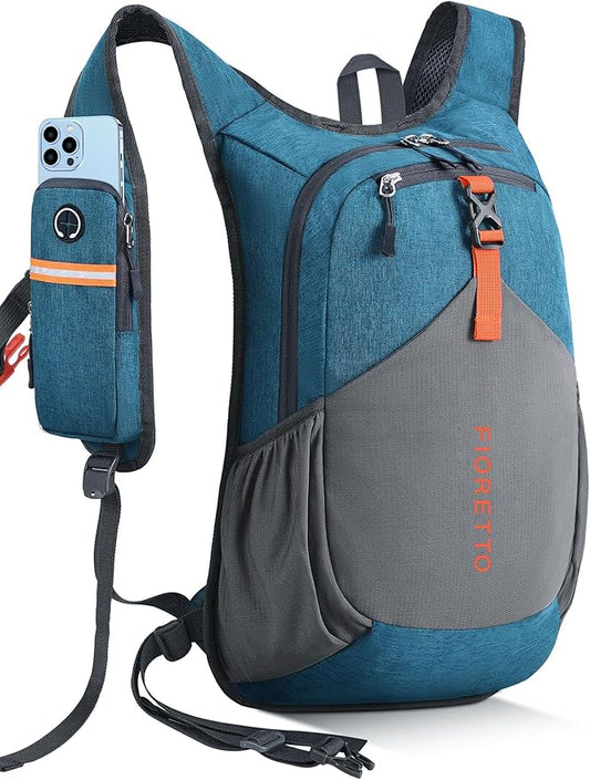 FIORETTO 20L Hiking Backpack for Women Men Mini Packable Backpack Lightweight Small Daypack for Camping Travel Outdoor, Turquoise