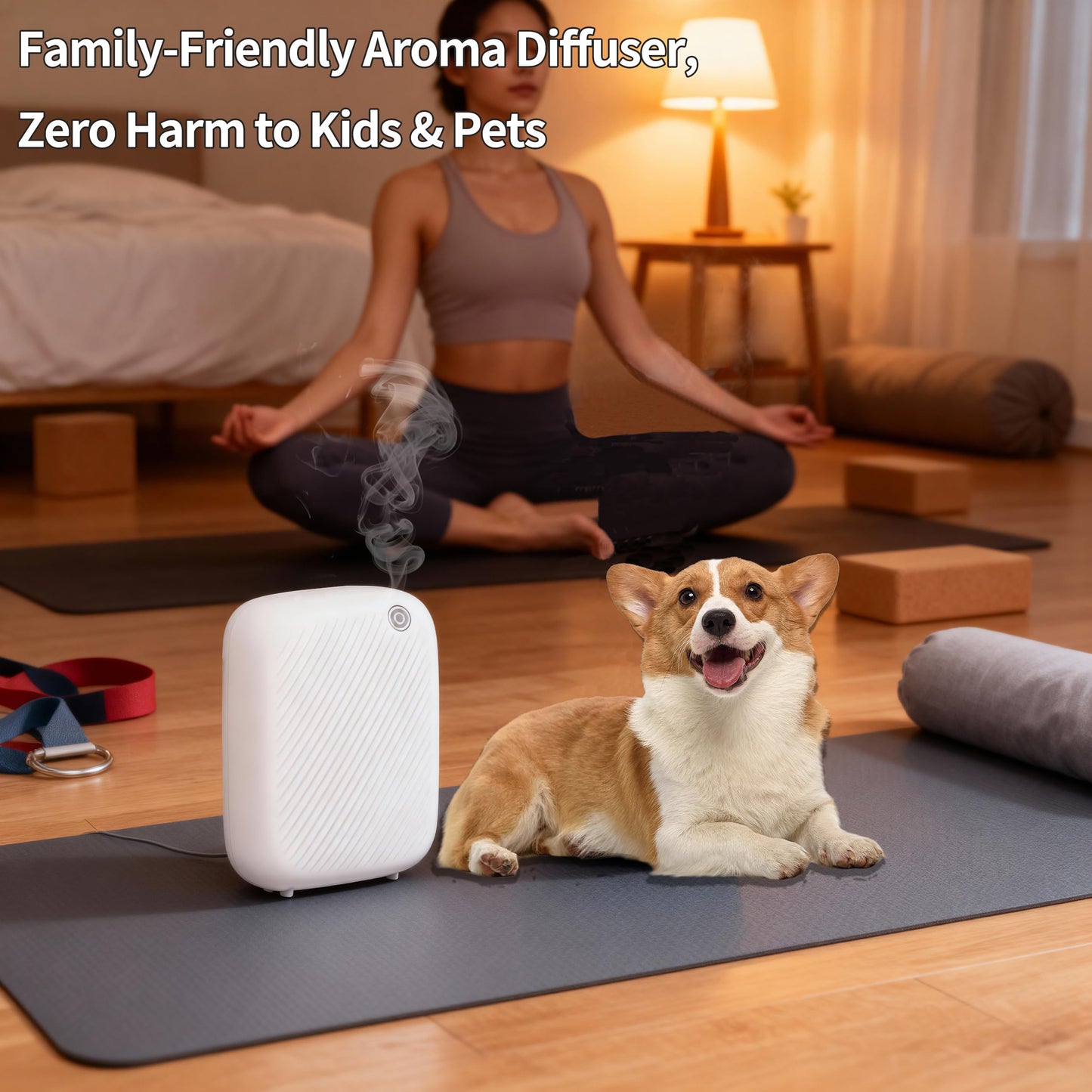 Smart Waterless Essential Oil Diffuser, 400ML Hotel Scent Diffuser with 12A1V Power Adapter for Large Room and Commercial Use, Scent Air Machine Cover Up to 2000 Sq.Ft