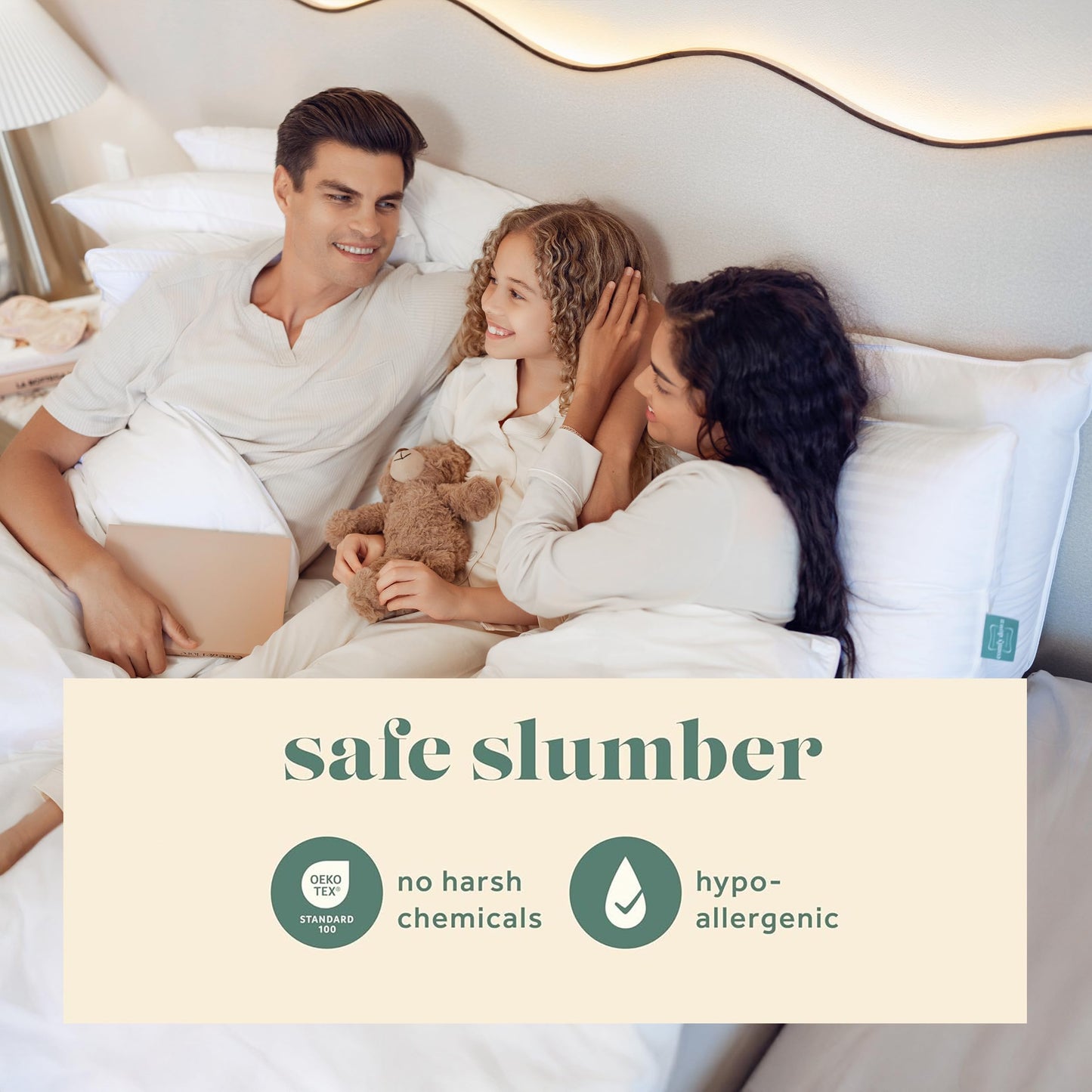ComfyDown Gusseted Down Alternative Pillow for Sleeping — Full Support & Adjustable Firmness with Zipper, 100% Cotton Cover, Breathable Design, Holds Shape for Side, Back & Stomach Sleepers-Twin