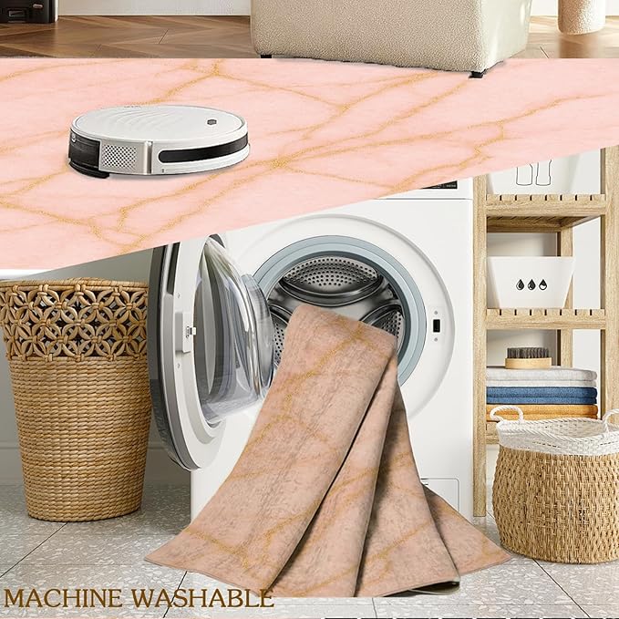 Abstract Marble Rug - 5x7 Area Rugs, Modern Art Rug, Luxury Marble Bedroom Rugs, Washable & Non Slip Carpet Home Decor