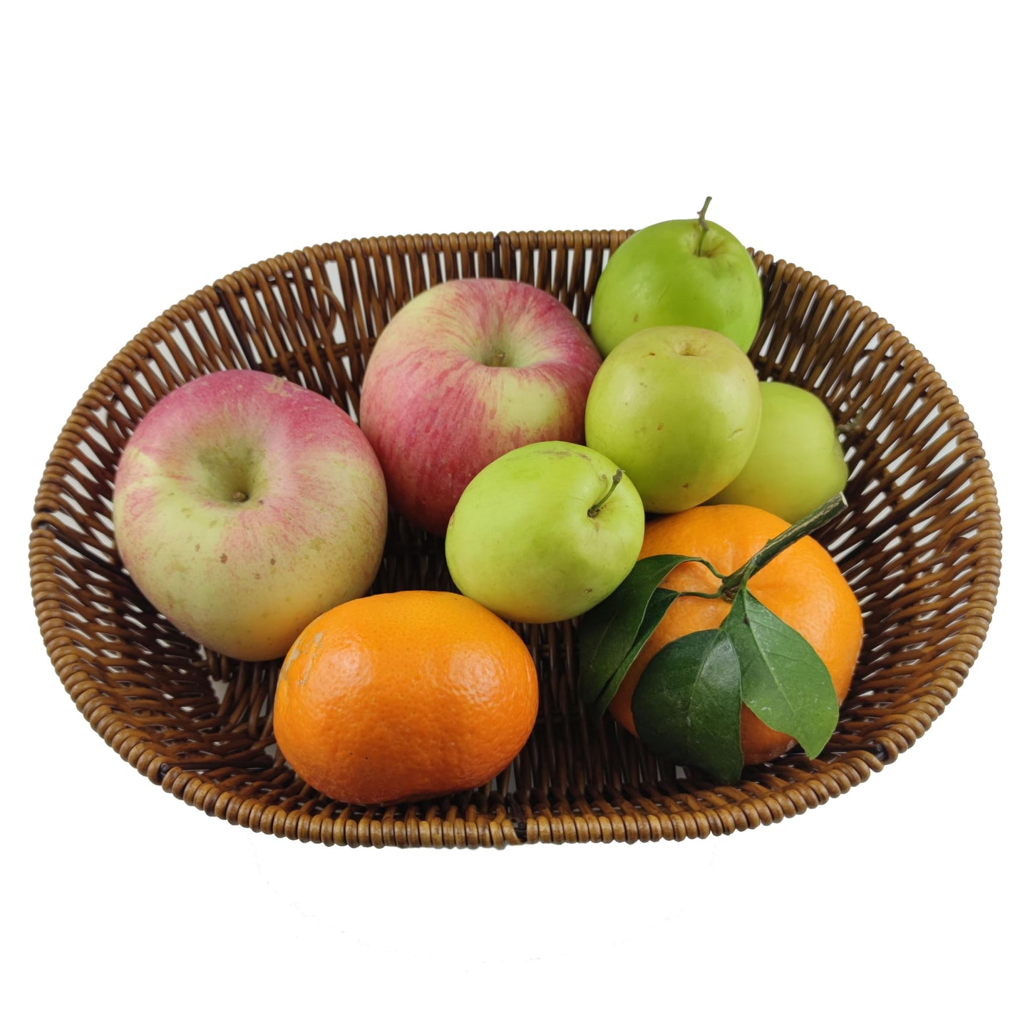 Wicker Bread Basket,Handwoven Storage Basket for Fruit Basket Vegetables Cosmetics in Home Restaurant & Bakery (Oval 1Pack)